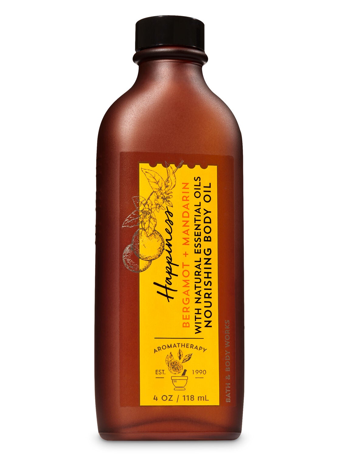Aromatherapy Happiness - Bergamot & Mandarin Nourishing Body Oil - Bath And Body Works