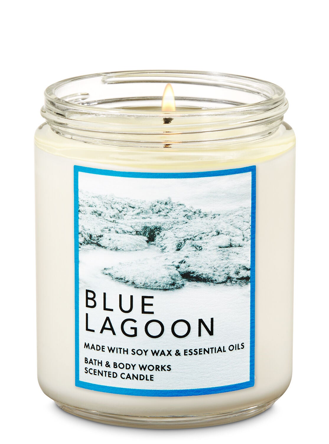 Blue Lagoon Single Wick Candle - Bath And Body Works