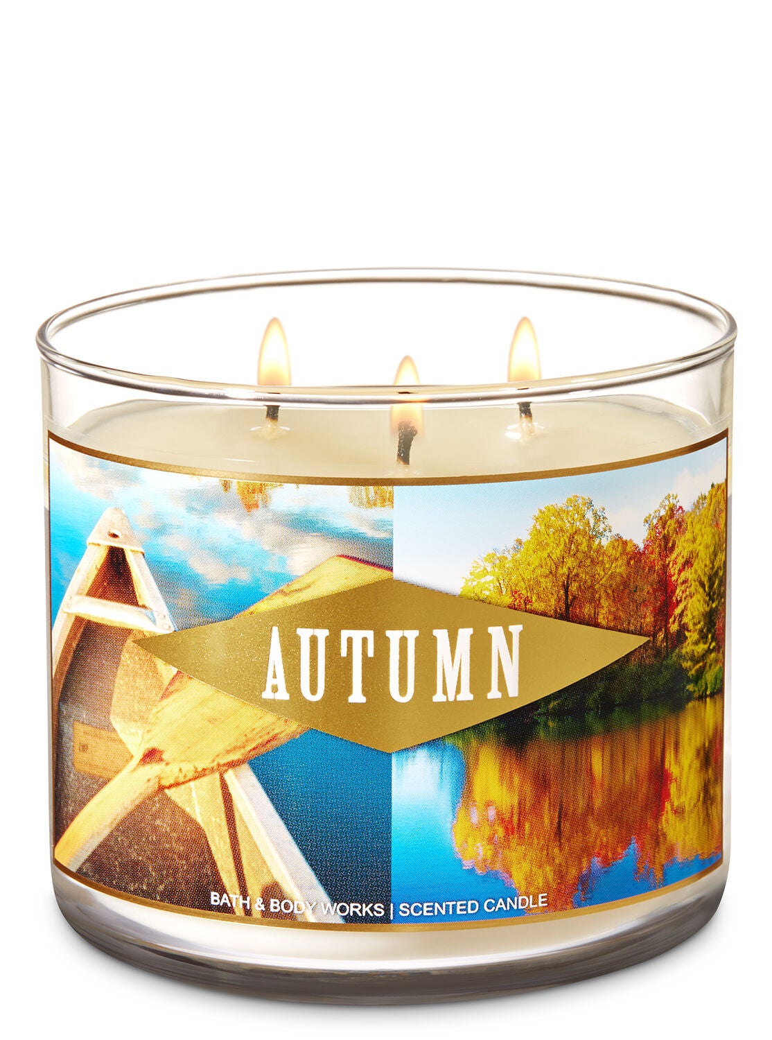 Autumn 3-Wick Candle - Bath And Body Works