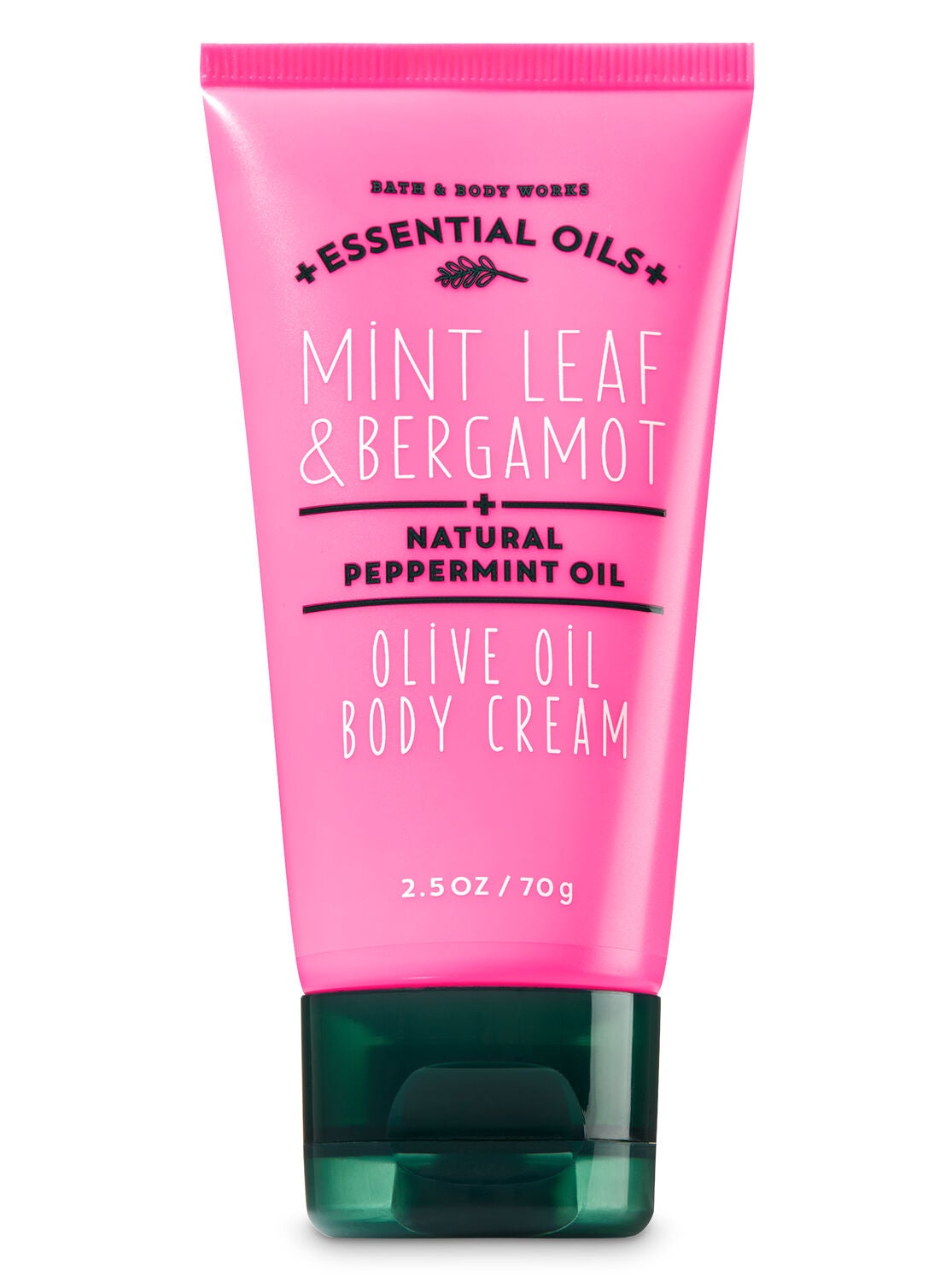 Mint Leaf & Bergamot Travel Size Body Cream - Bath And Body Works