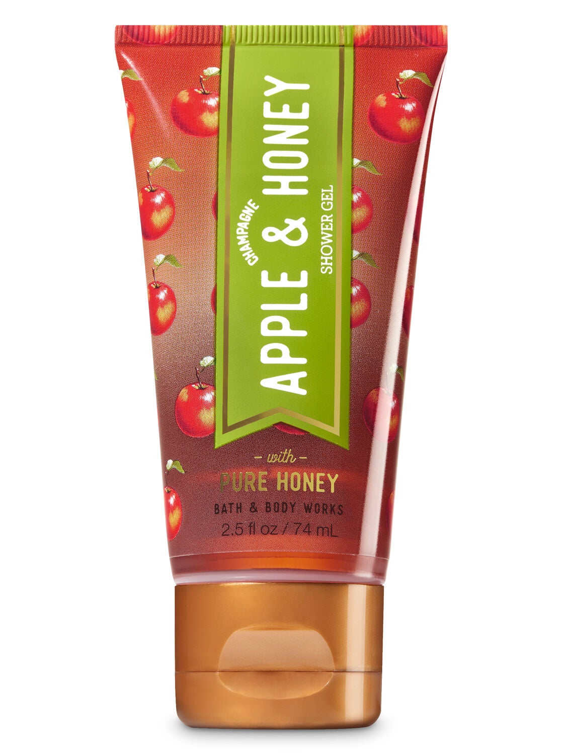 Signature Collection Champagne Apple & Honey Travel Size Shower Gel - Bath And Body Works