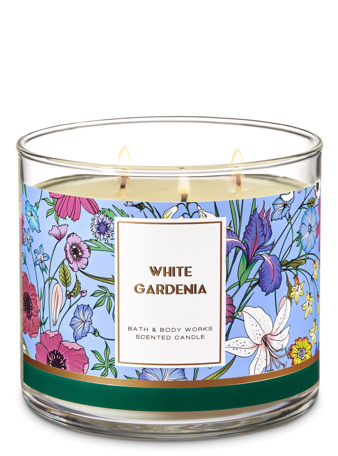 White Gardenia 3-Wick Candle - Bath And Body Works