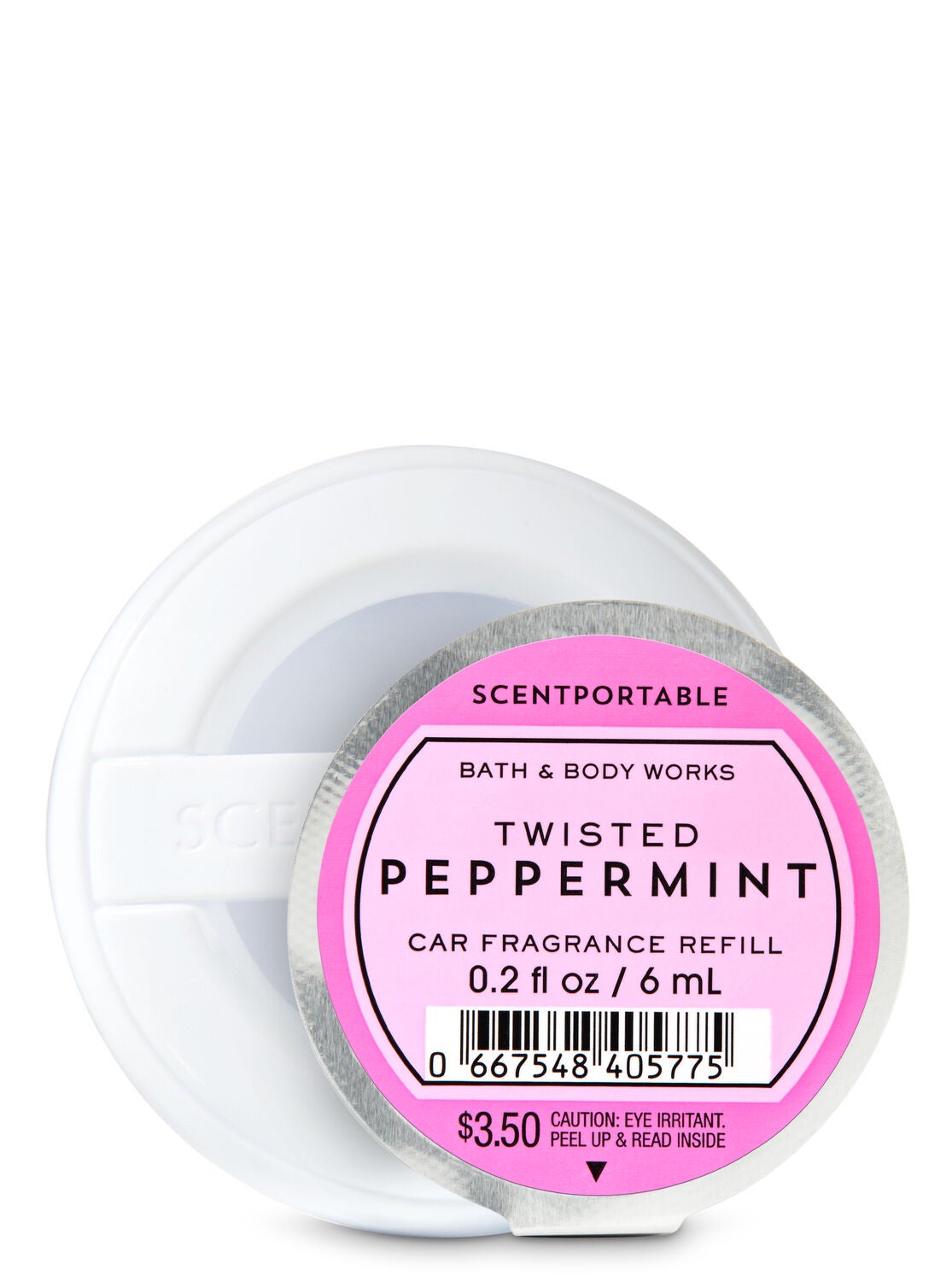 Twisted Peppermint Scentportable Fragrance Refill - Bath And Body Works