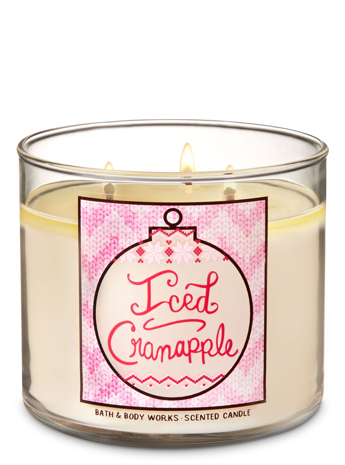 Iced Cranapple 3-Wick Candle - Bath And Body Works