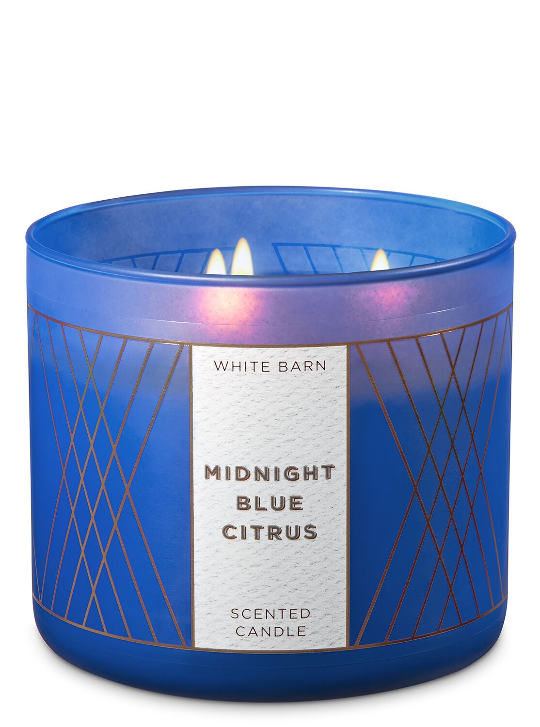 Midnight Blue Citrus 3-Wick Candle - Bath And Body Works