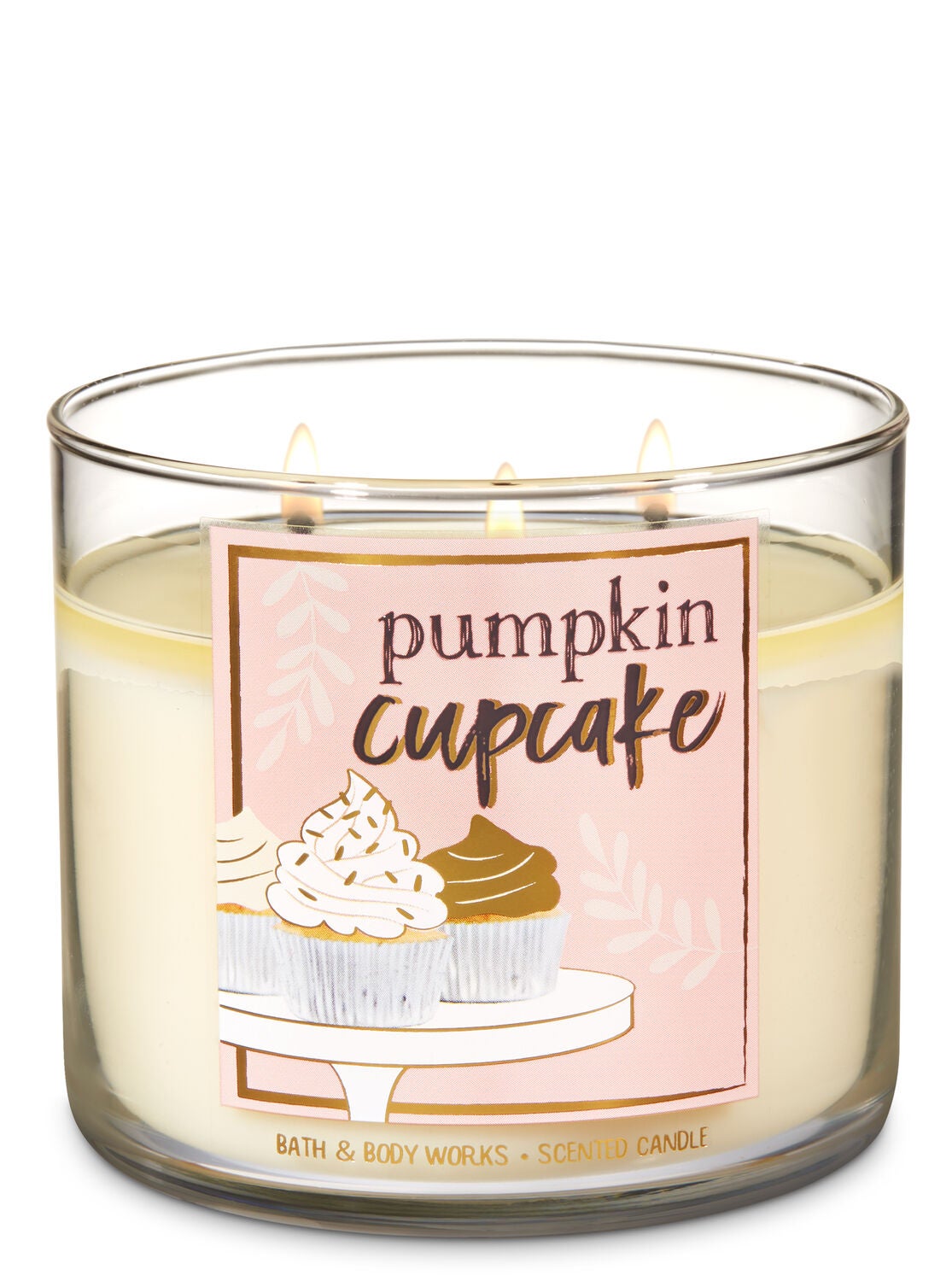 Pumpkin Cupcake 3-Wick Candle - Bath And Body Works