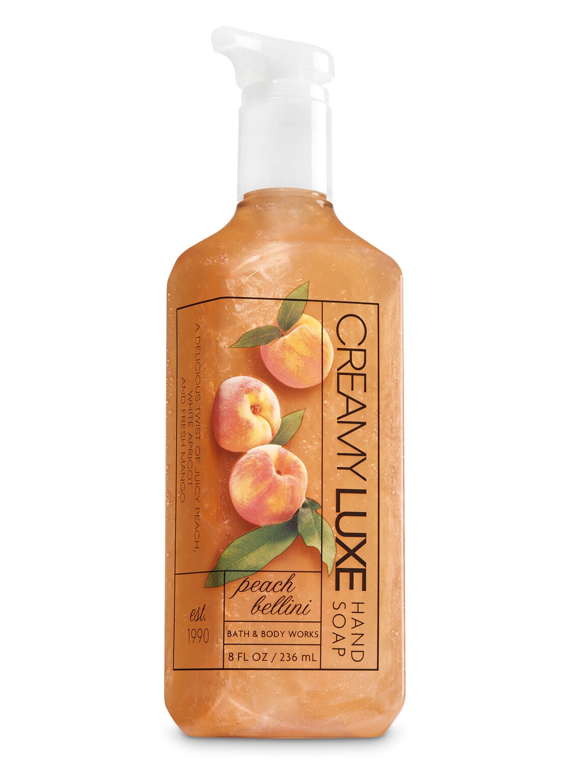 Peach Bellini Creamy Luxe Hand Soap - Bath And Body Works