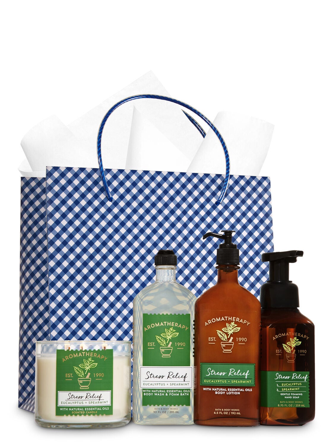 Stress Relief - Eucalyptus & Spearmint Ultimate Fragrance Fan Gift Kit - Bath And Body Works