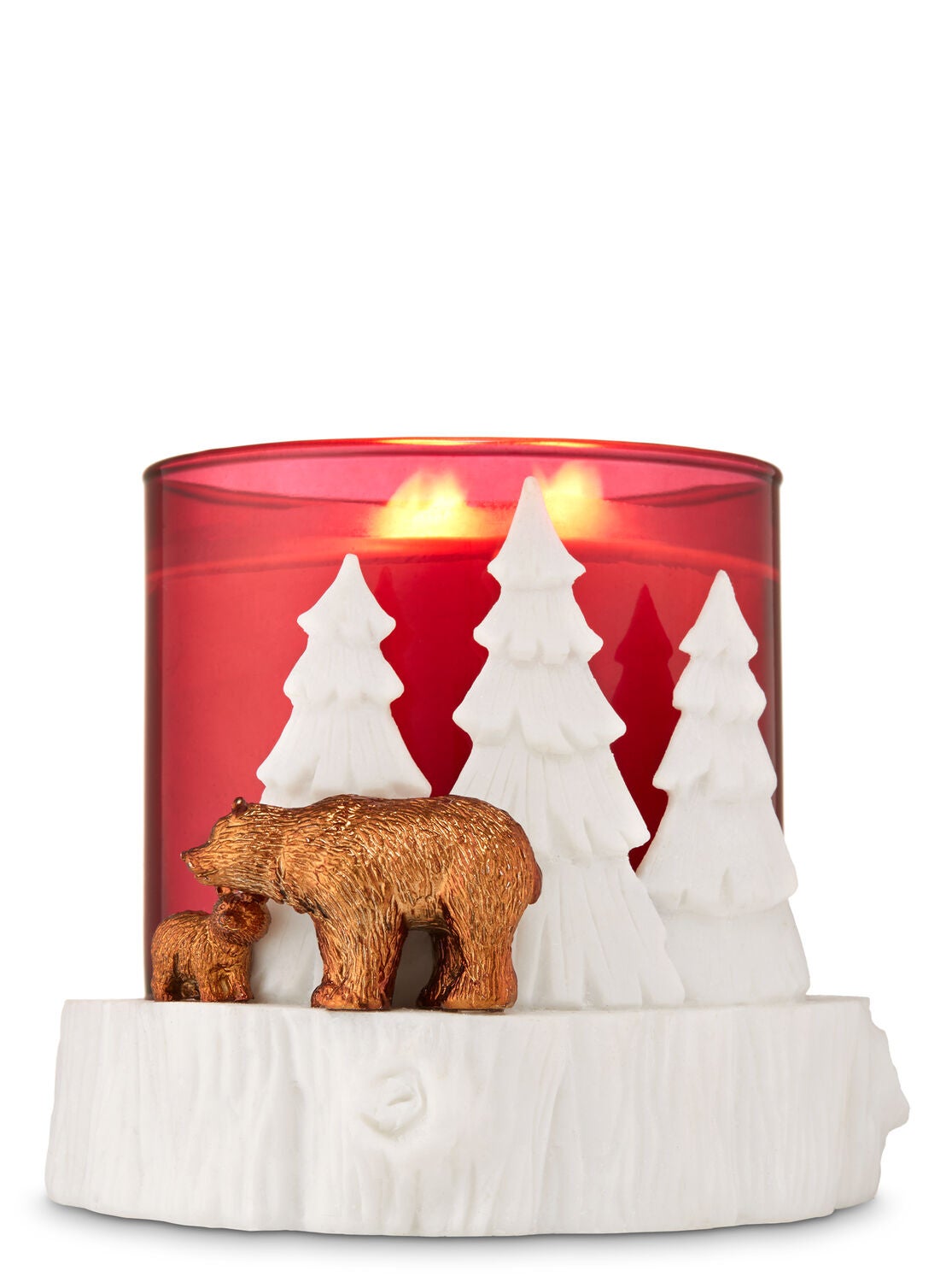 Tree Stump 3-Wick Candle Holder - Bath And Body Works