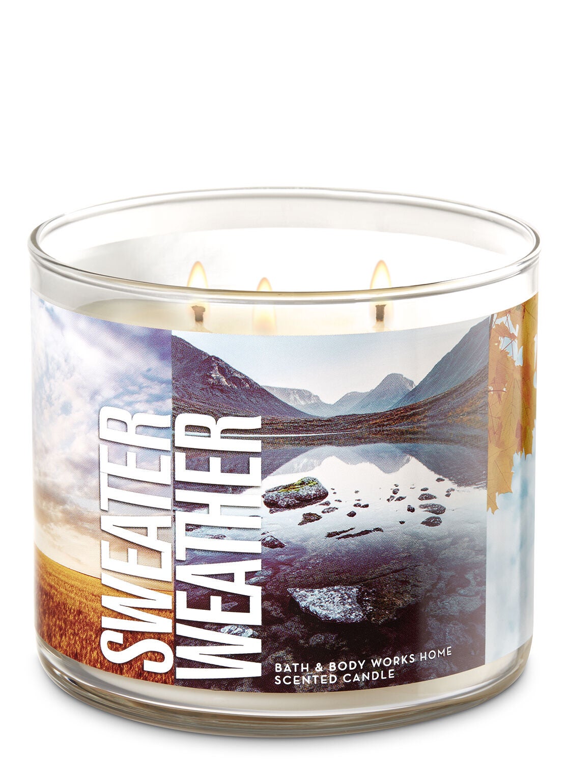 Sweater Weather 3-Wick Candle - Bath And Body Works
