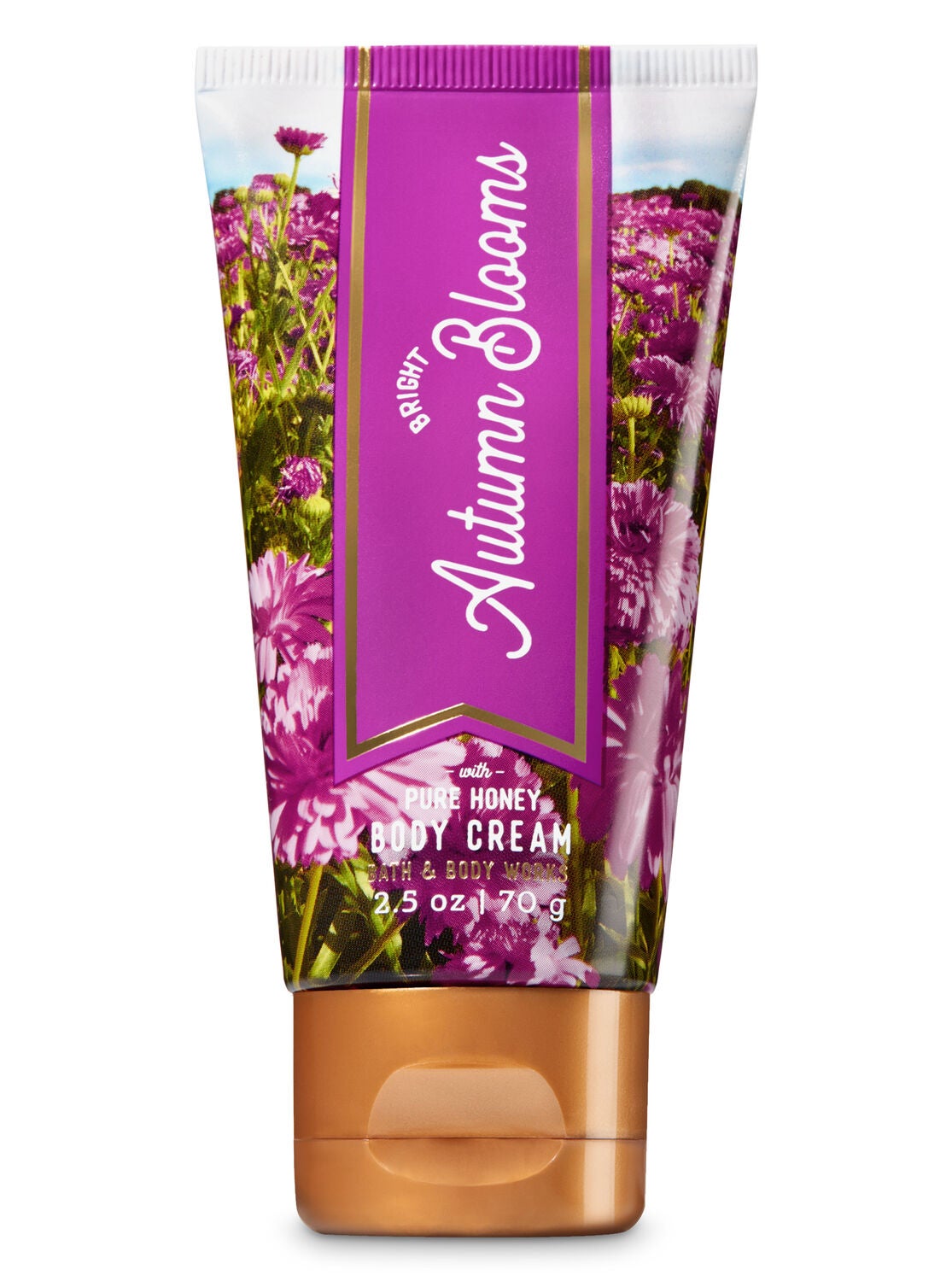 Signature Collection Bright Autumn Blooms Travel Size Body Cream - Bath And Body Works
