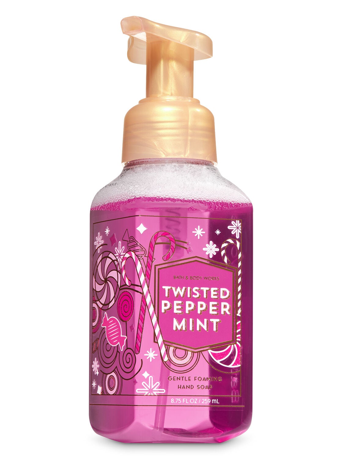 Twisted Peppermint Gentle Foaming Hand Soap - Bath And Body Works