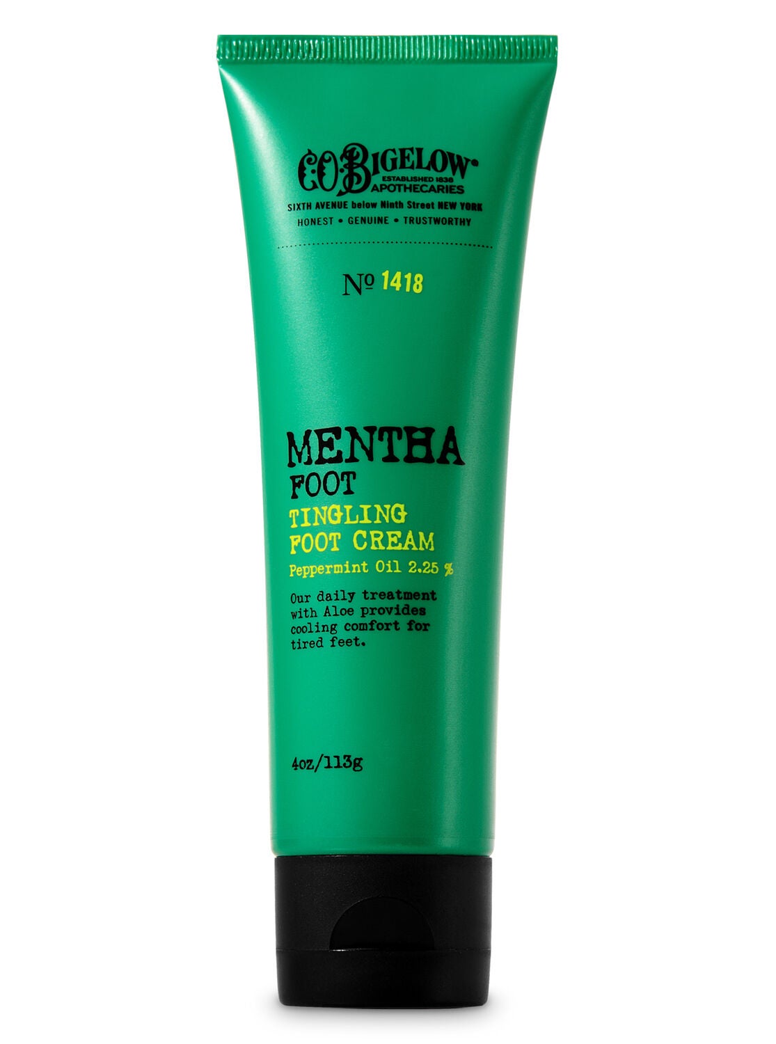 C.O. Bigelow Mentha Tingling Foot Cream - Bath And Body Works