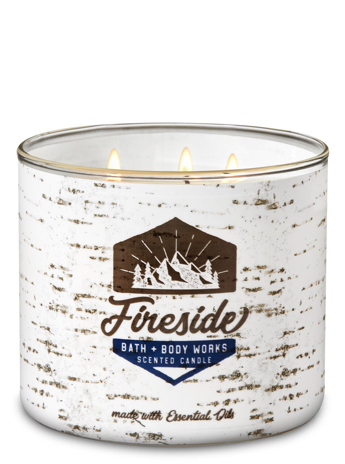 Fireside 3-Wick Candle - Bath And Body Works