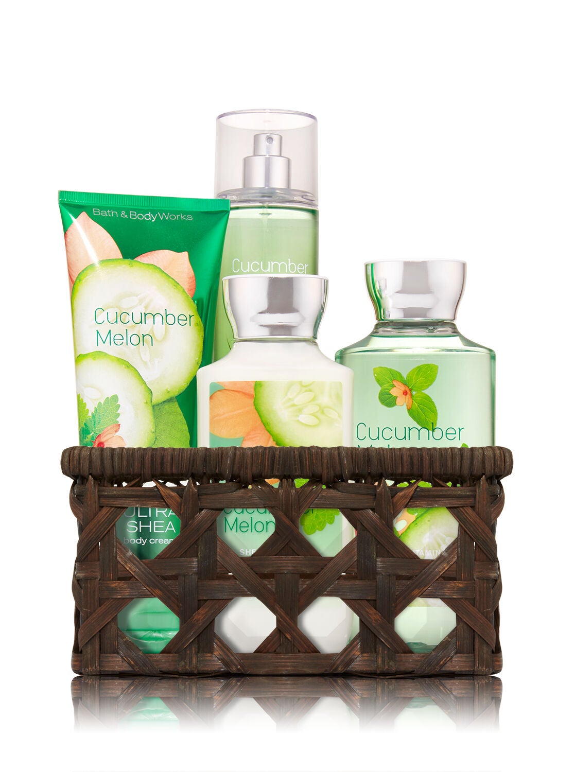 Cucumber Melon Basket of Favorites Gift Kit - Bath And Body Works