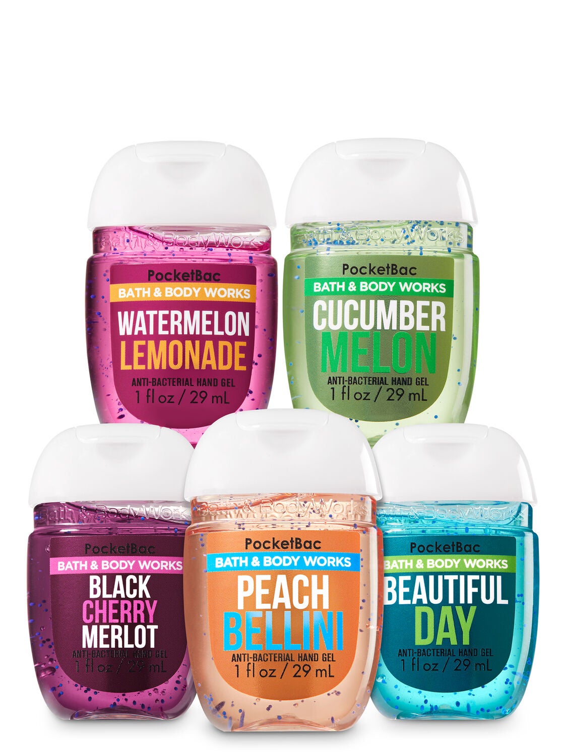 fruity fresh 5 pack pocketbac hand sanitizers bath body works body works hand sanitizer