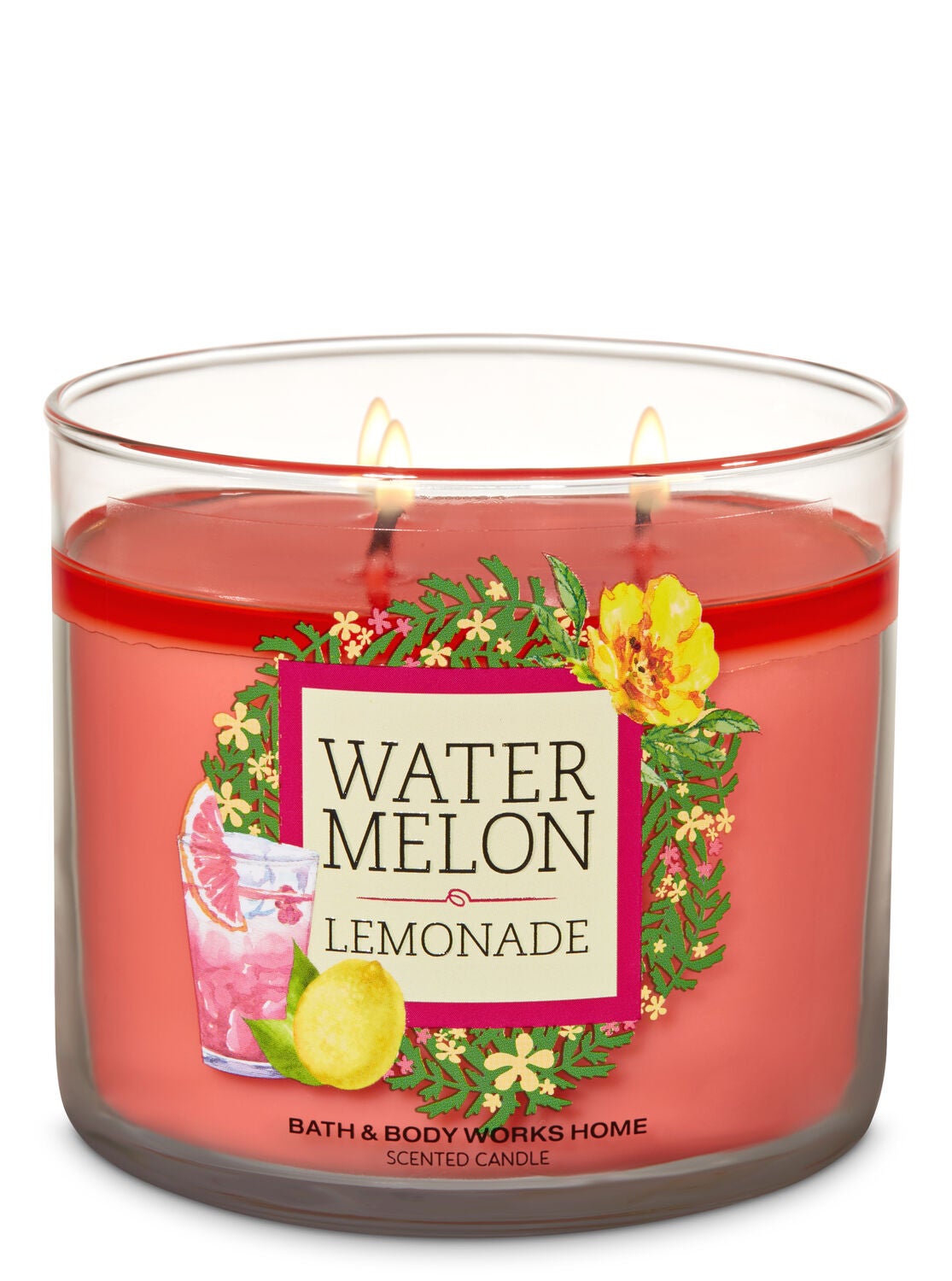 Watermelon Lemonade 3-Wick Candle - Bath And Body Works