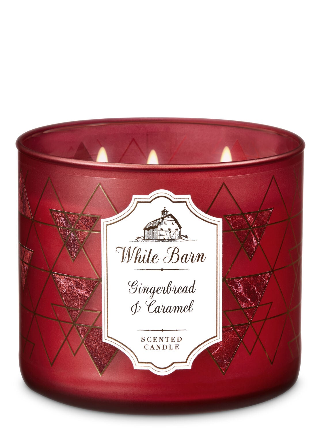 Gingerbread & Caramel 3-Wick Candle - Bath And Body Works