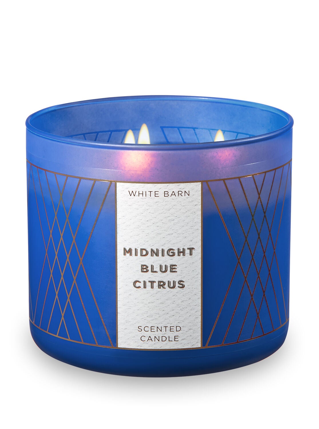 Midnight Blue Citrus 3-Wick Candle - Bath And Body Works