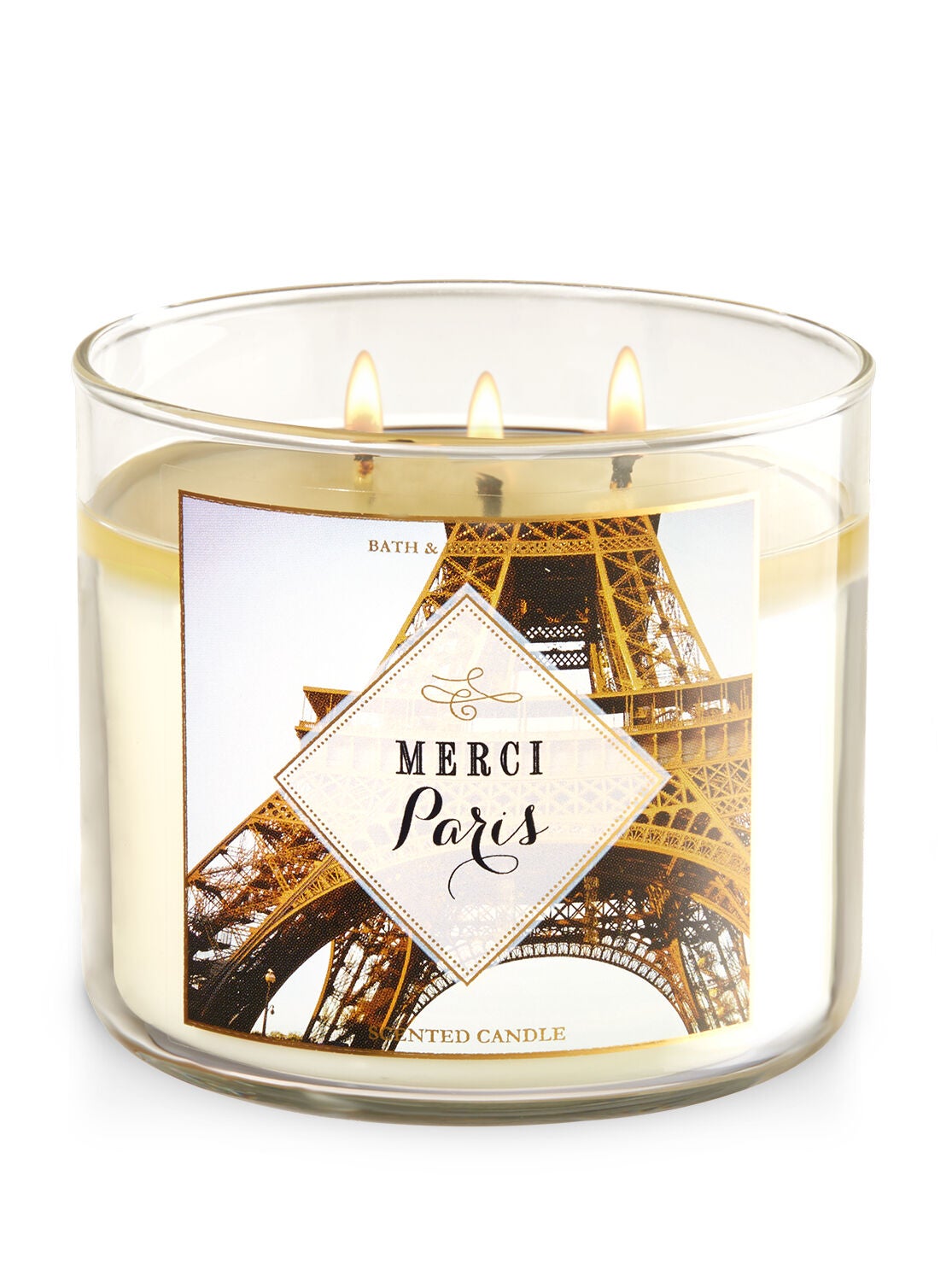 Merci Paris 3-Wick Candle - Bath And Body Works