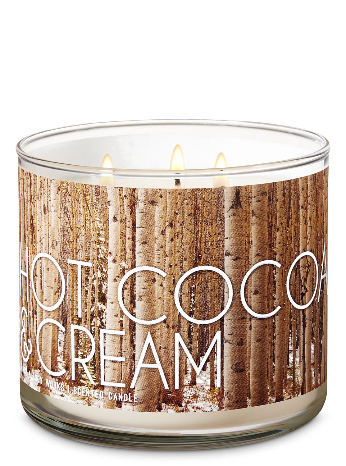 Hot Cocoa & Cream 3-Wick Candle - Bath And Body Works