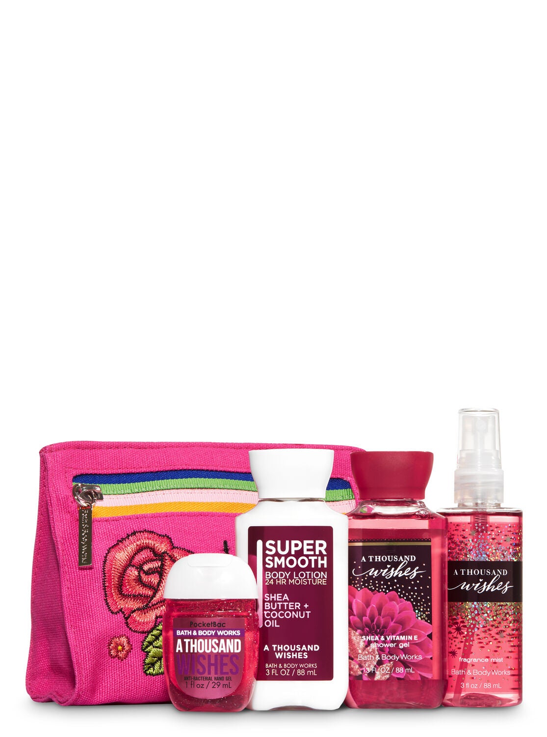 a thousand wishes looking good cosmetic bag gift set bath body bath and body works cosmetic bag