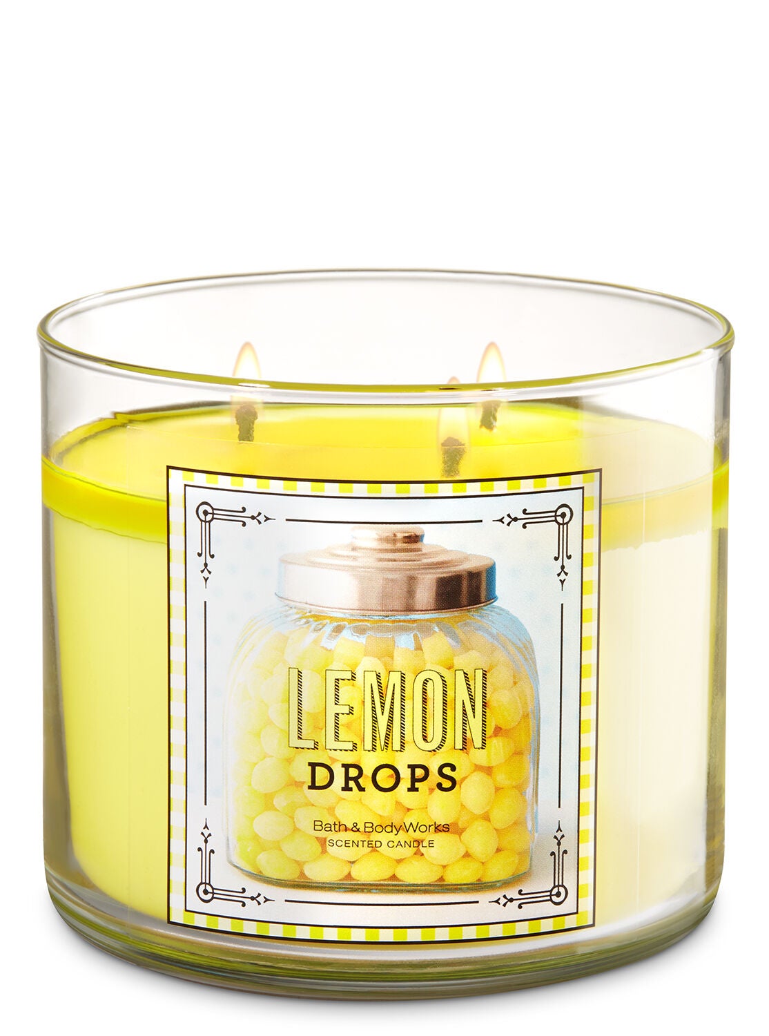 lemon drops 3 wick candle bath body works bath and body works lemon zest