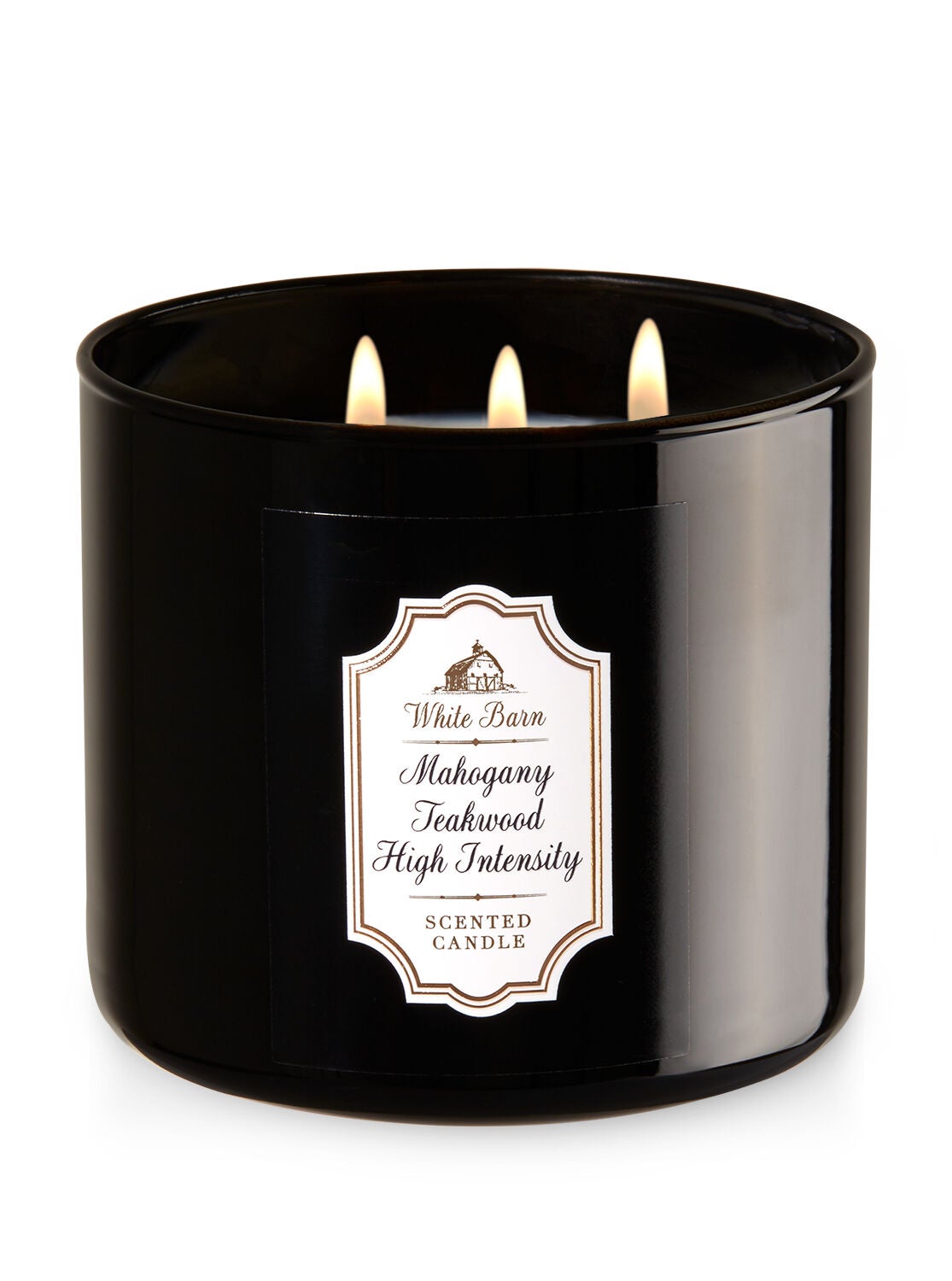 Mahogany Teakwood High Intensity 3-Wick Candle - Bath And Body Works