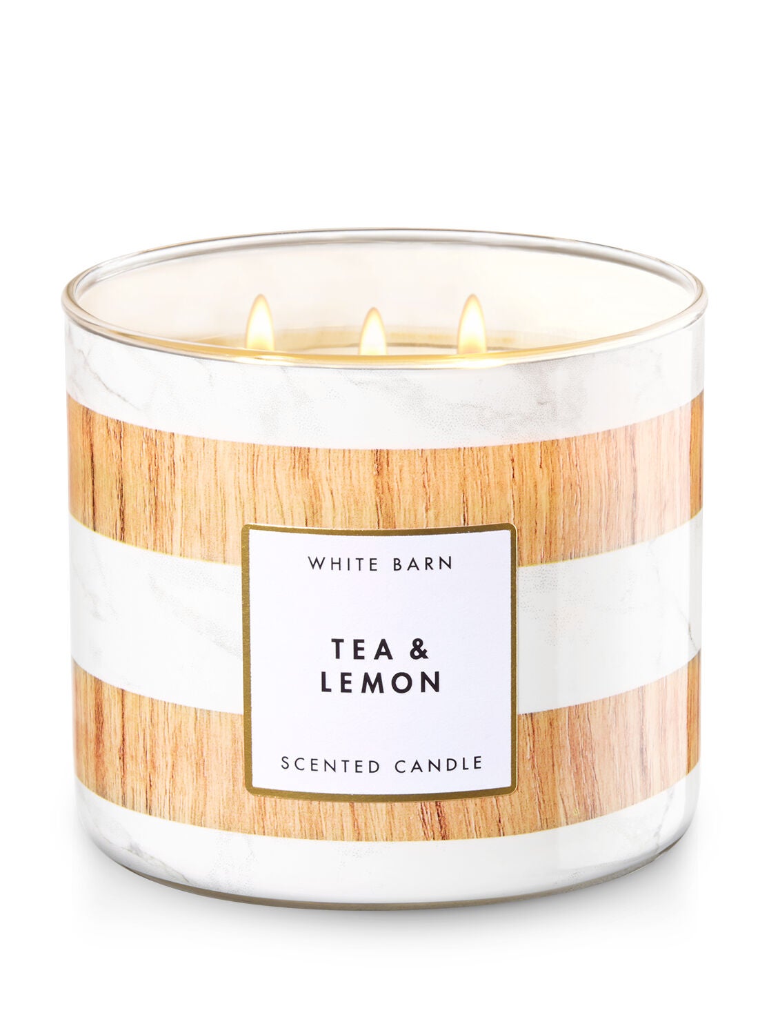 Tea & Lemon 3-Wick Candle - Bath And Body Works