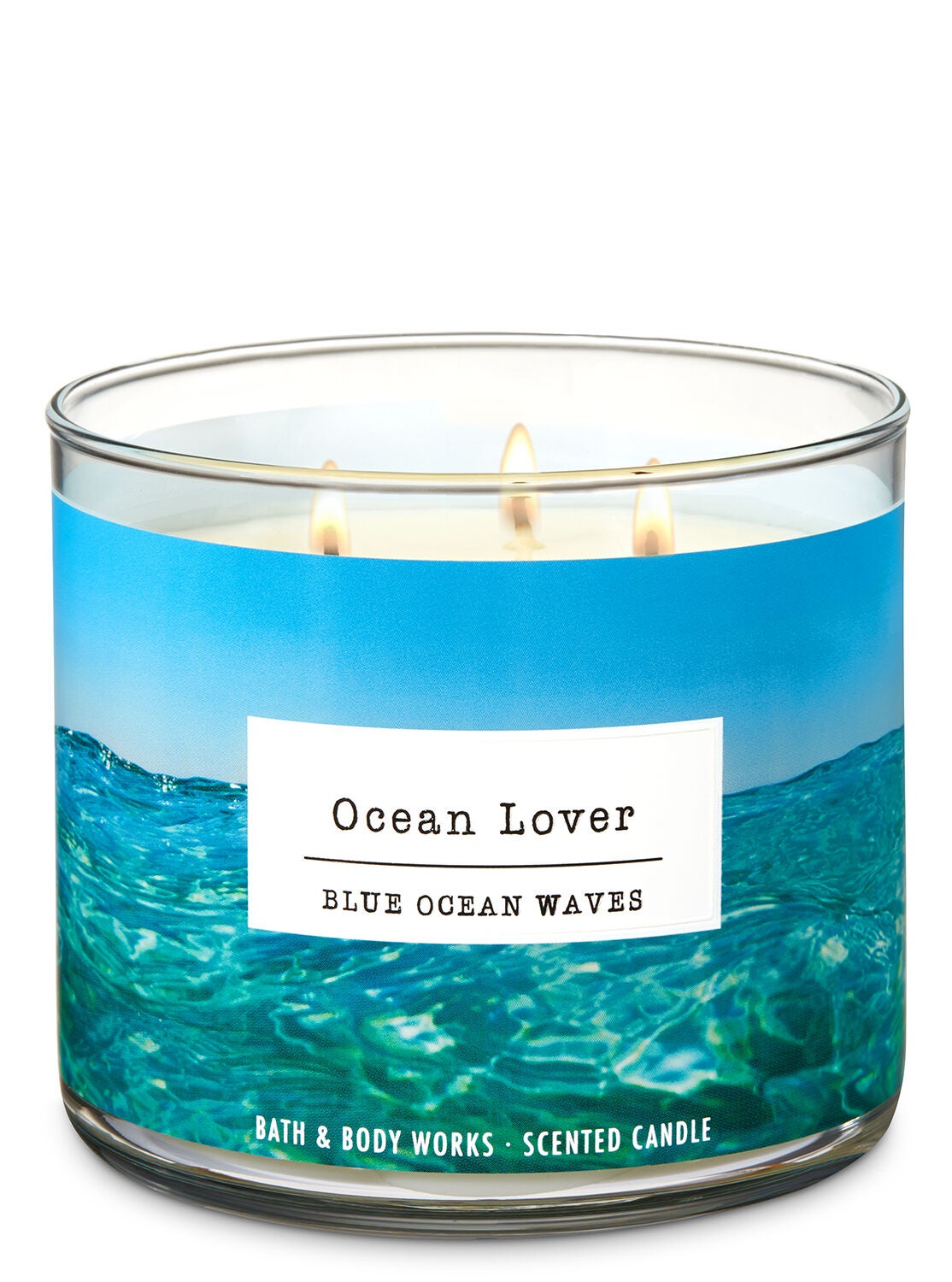 Blue Ocean Waves 3-Wick Candle - Bath And Body Works