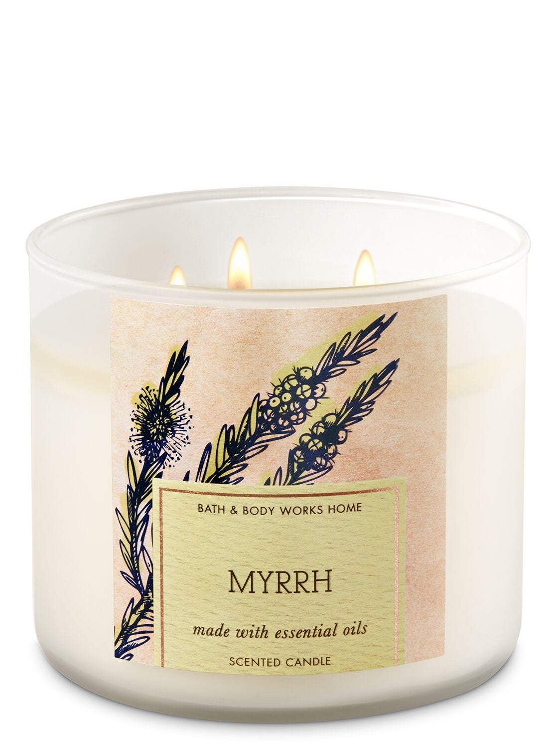 Myrrh 3-Wick Candle - Bath And Body Works