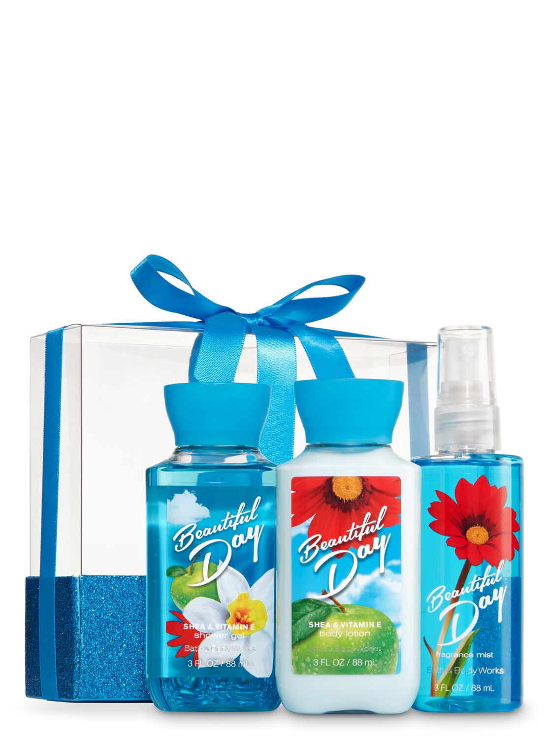beautiful day mini wrapped with a bow gift set signature beautiful day by bath and body works