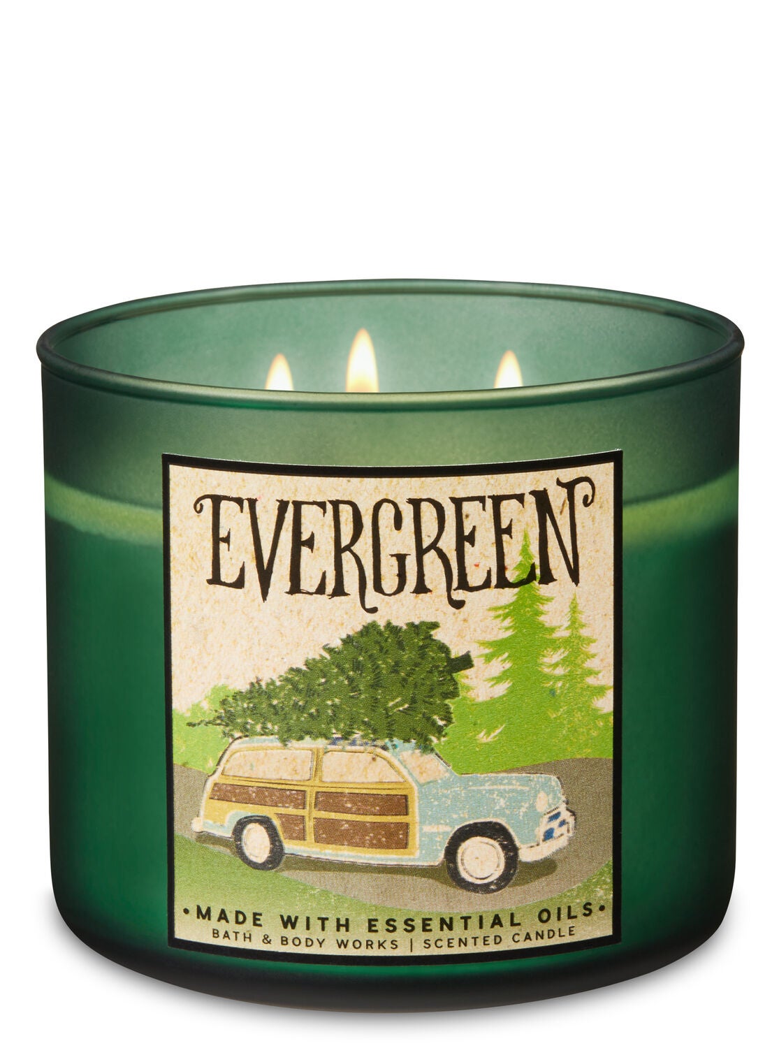 Evergreen 3-Wick Candle - Bath And Body Works