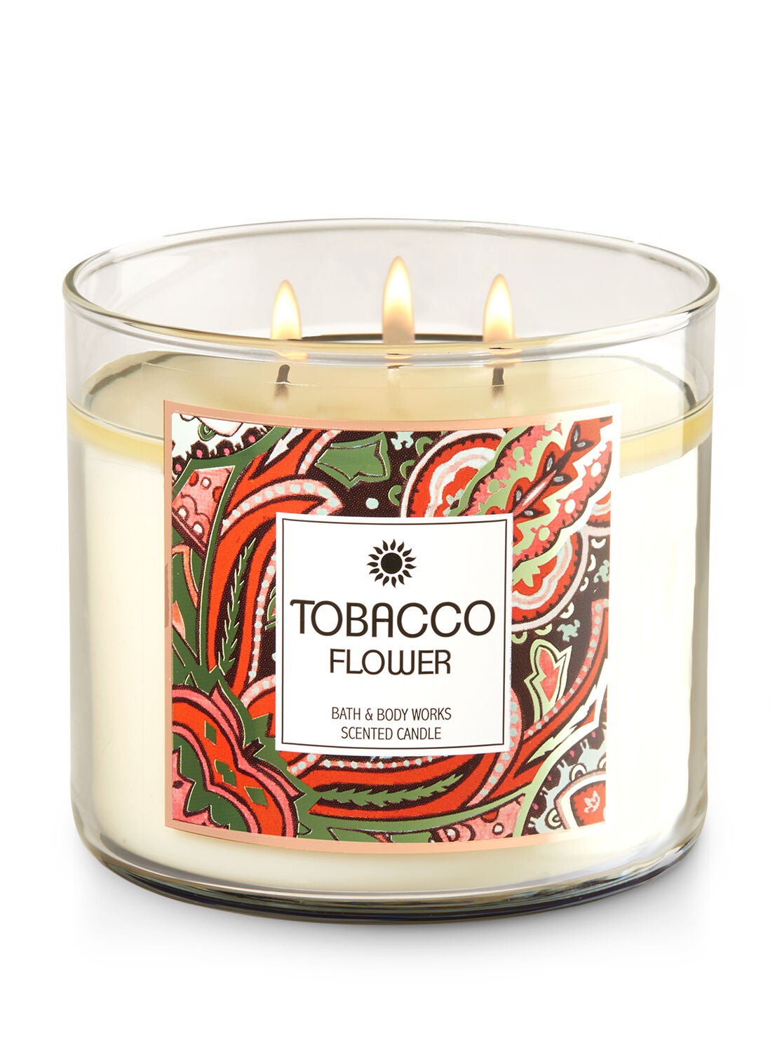 Tobacco Flower 3-Wick Candle - Bath And Body Works