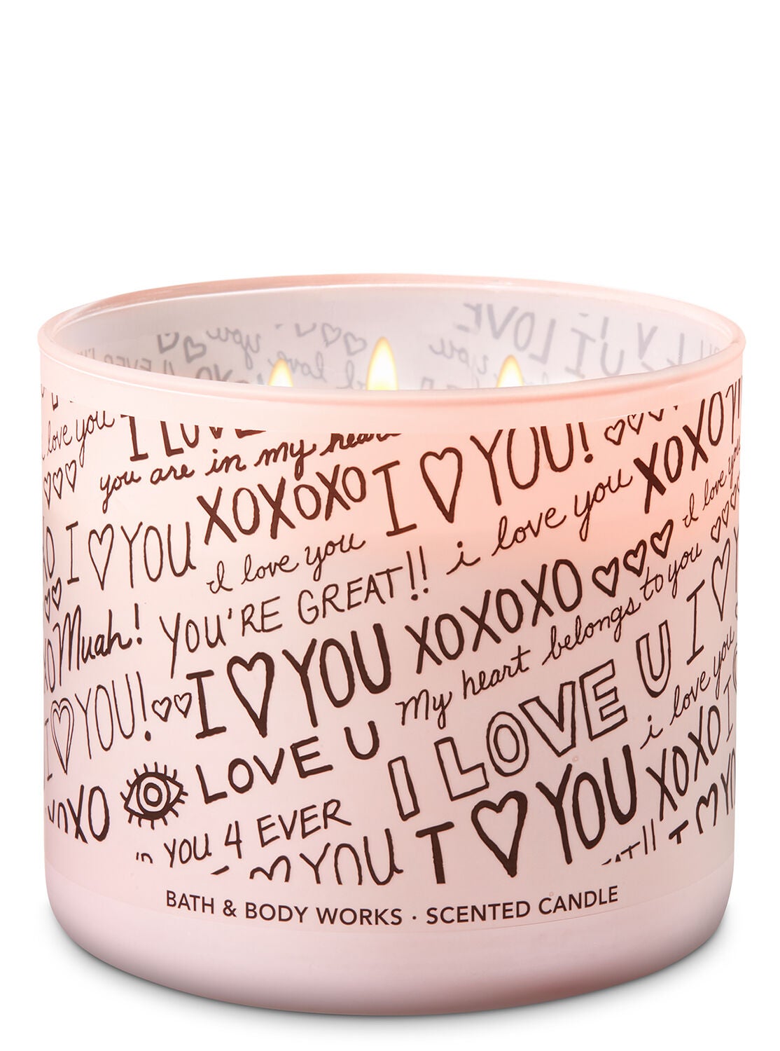 Honeysuckle Bouquet 3-Wick Candle - Bath And Body Works