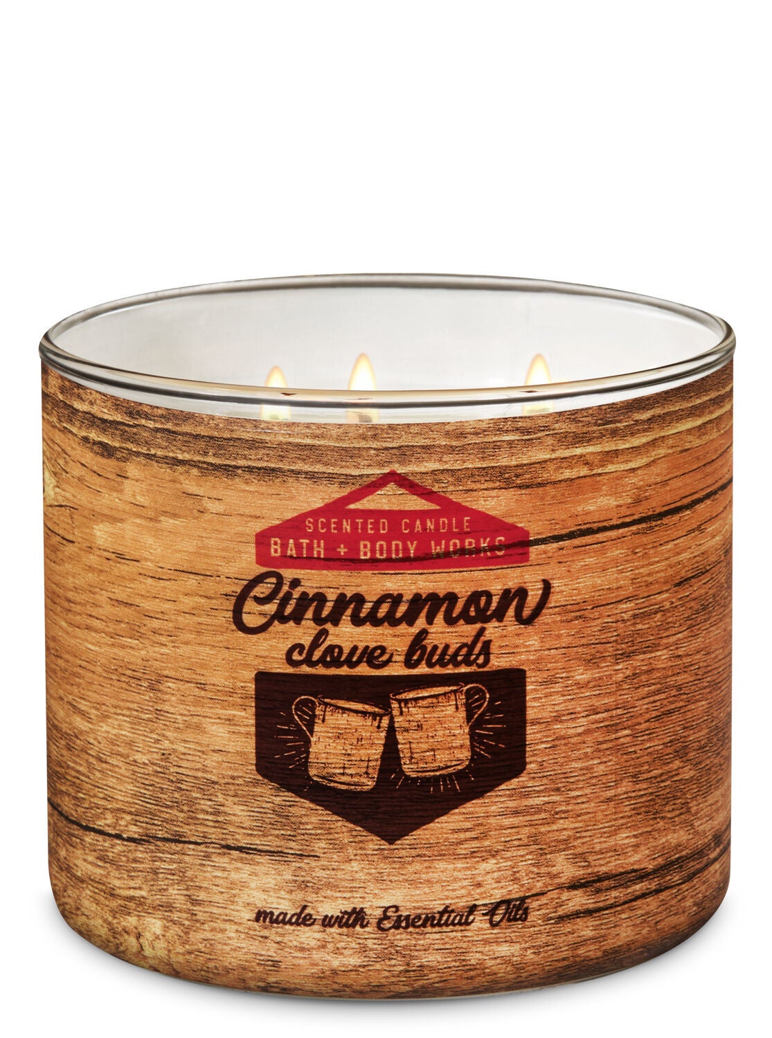 Cinnamon Clove Buds 3-Wick Candle - Bath And Body Works