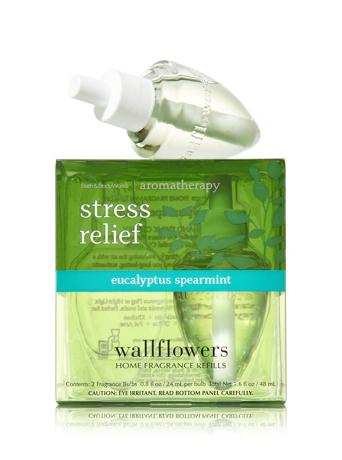 Aromatherapy Eucalyptus Spearmint Wallflowers 2-Pack Refills - Bath And Body Works