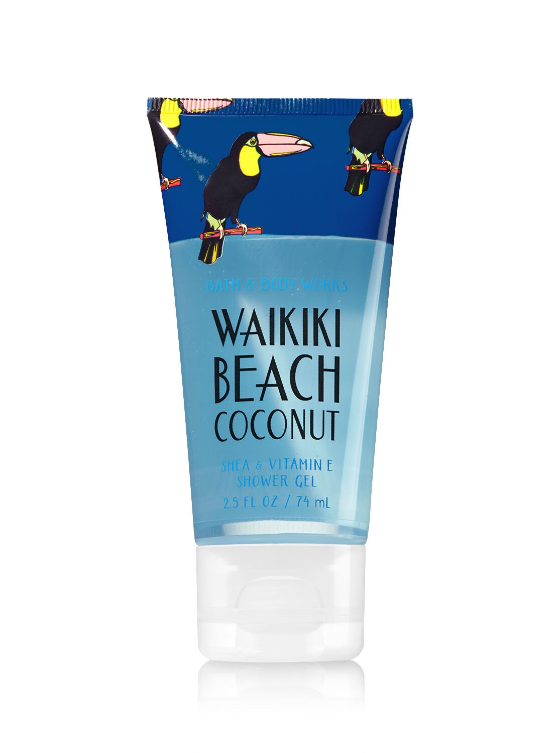 Signature Collection Waikiki Beach Coconut Travel Size Shower Gel - Bath And Body Works