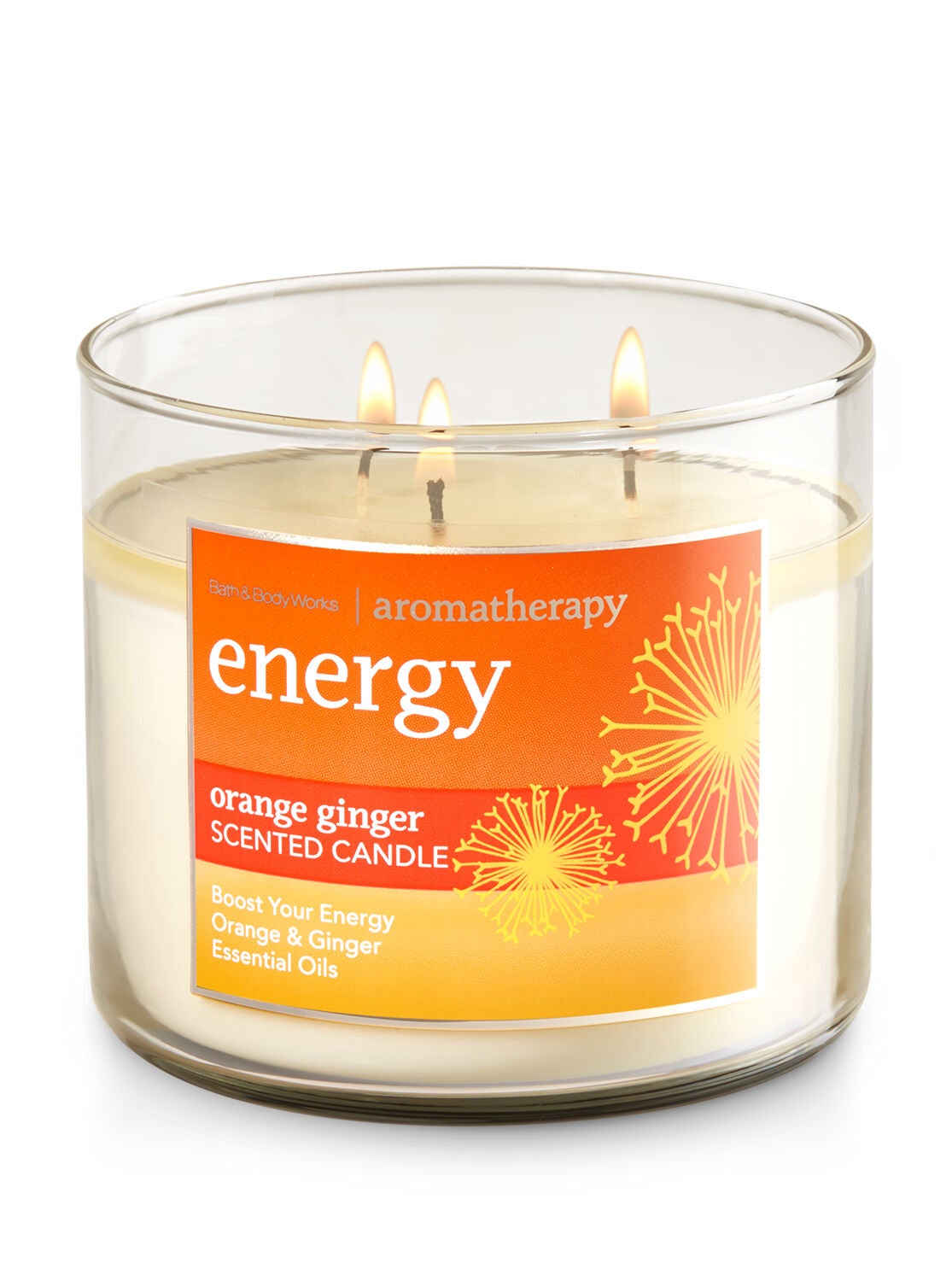 Aromatherapy Orange Ginger 3-Wick Candle - Bath And Body Works