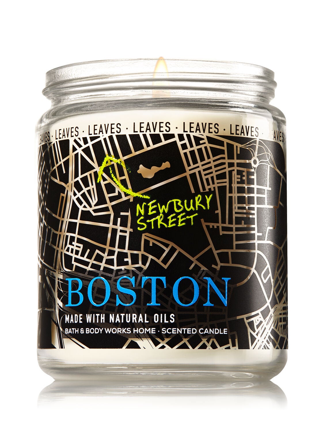 Leaves Medium Candle - Bath And Body Works