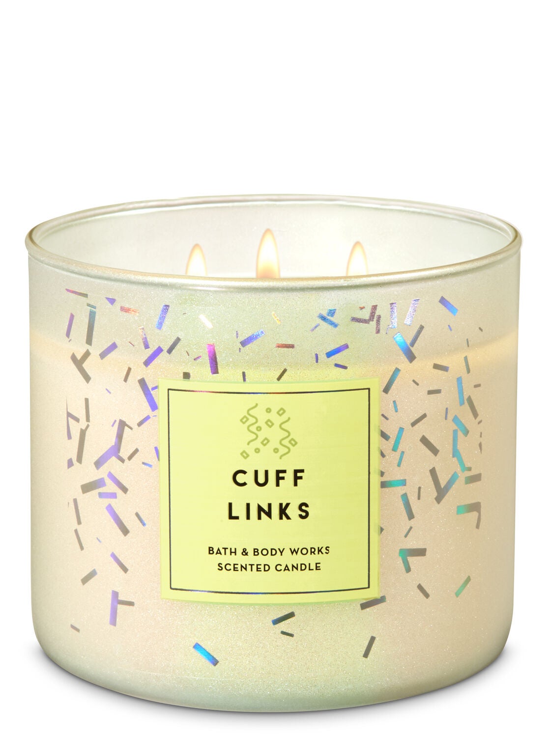 Cuff Links 3-Wick Candle - Bath And Body Works