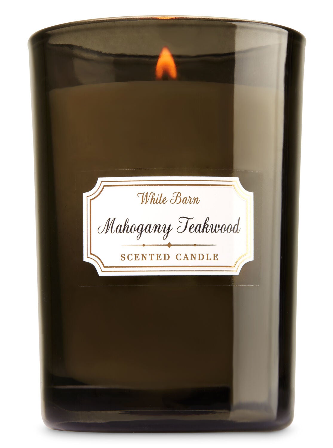 Mahogany Teakwood Medium Candle - Bath And Body Works