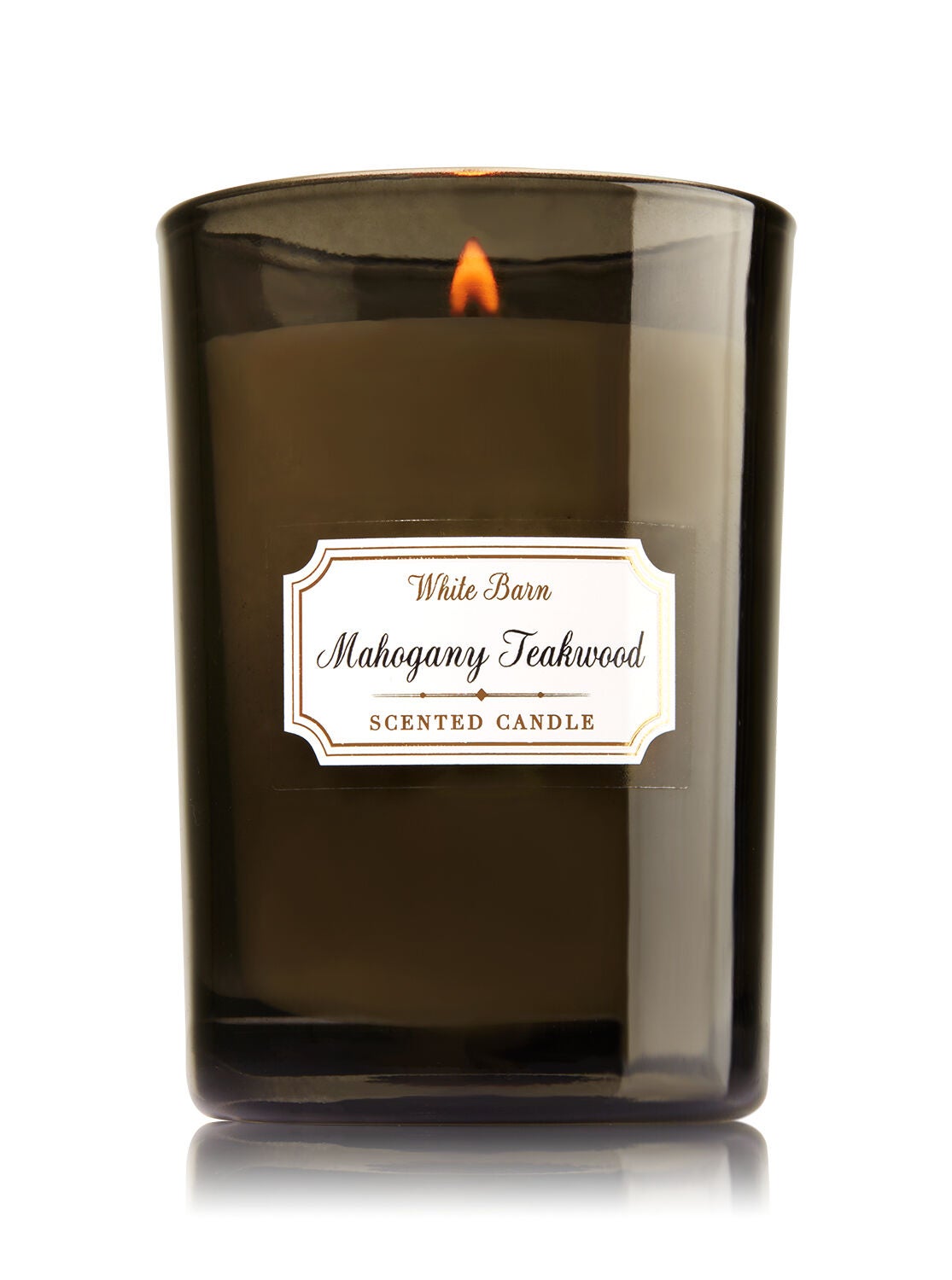 Mahogany Teakwood Medium Candle - Bath And Body Works