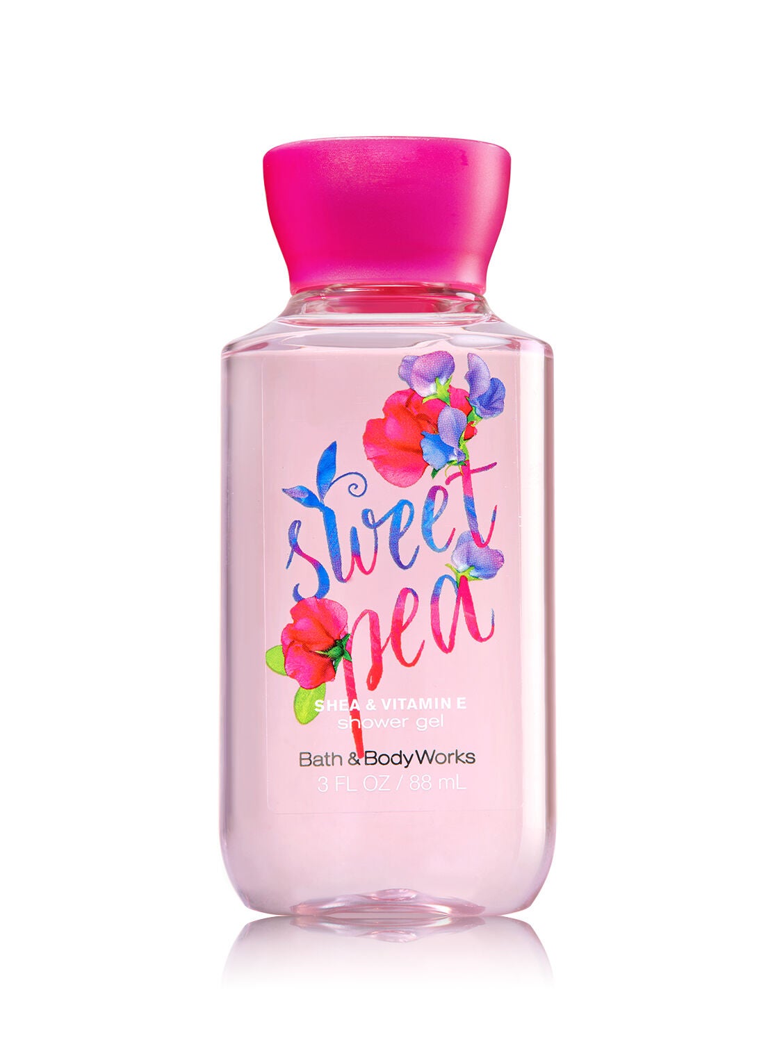 Signature Collection Sweet Pea Travel Size Shower Gel - Bath And Body Works