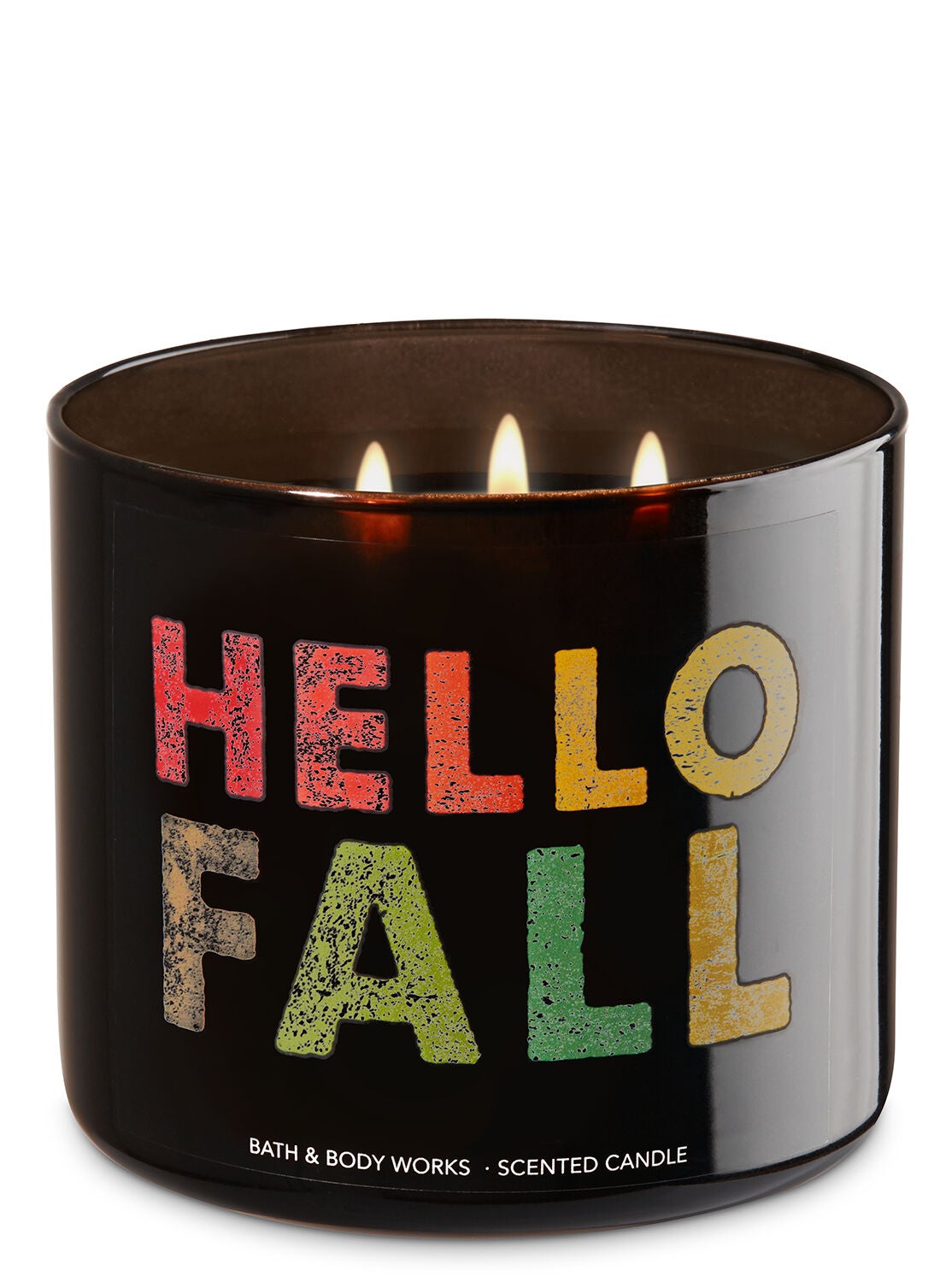 Leaves 3-Wick Candle - Bath And Body Works