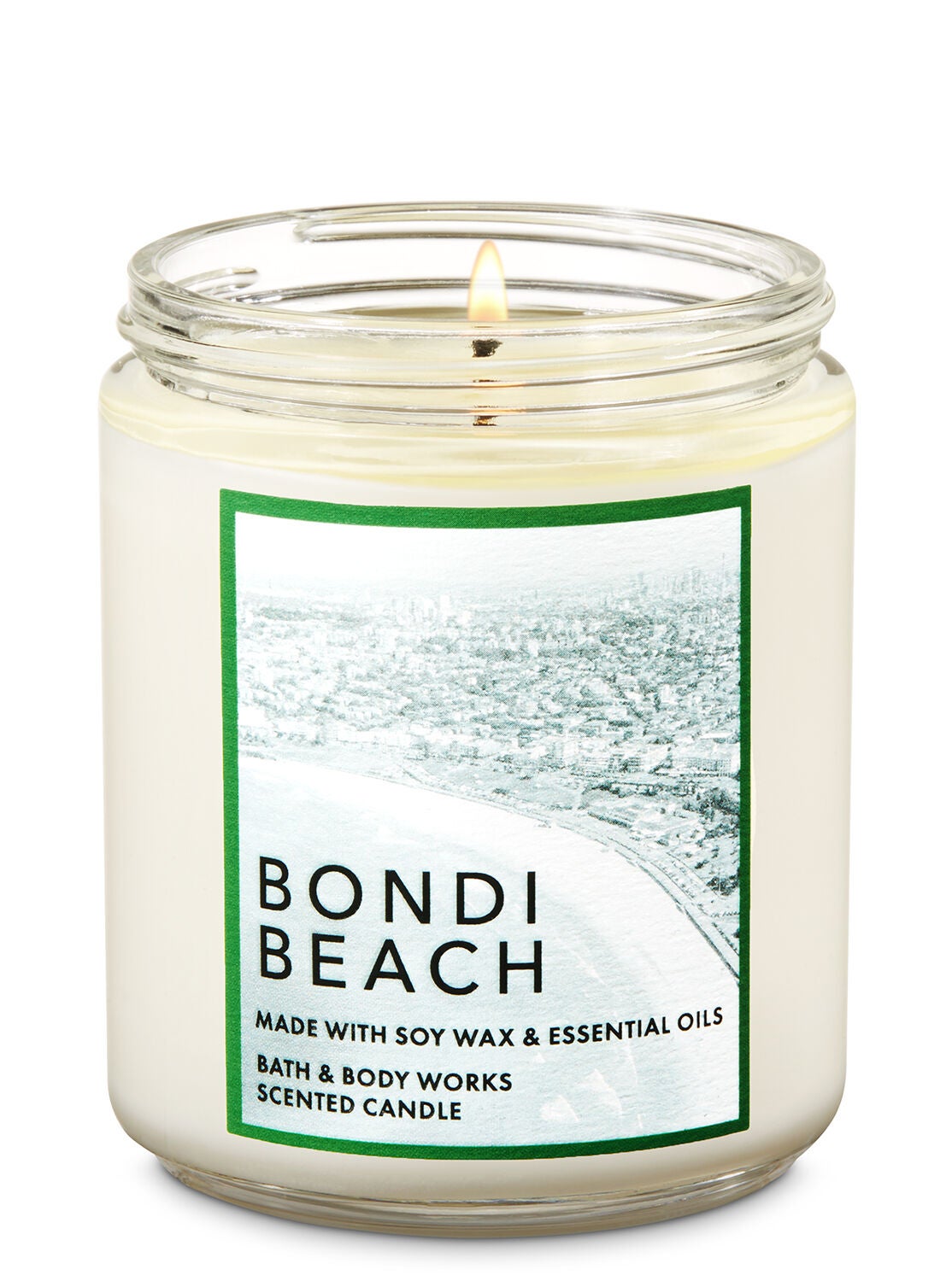 Bondi Beach Single Wick Candle - Bath And Body Works