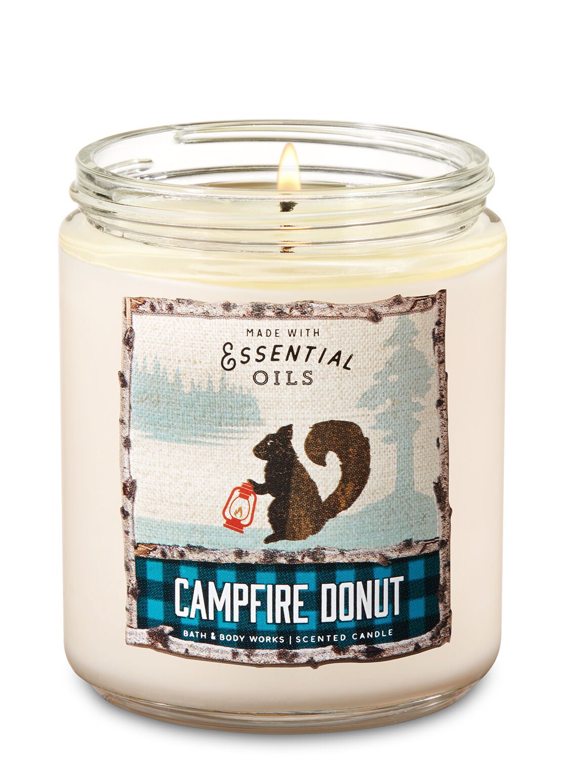 Campfire Donut Single Wick Candle - Bath And Body Works