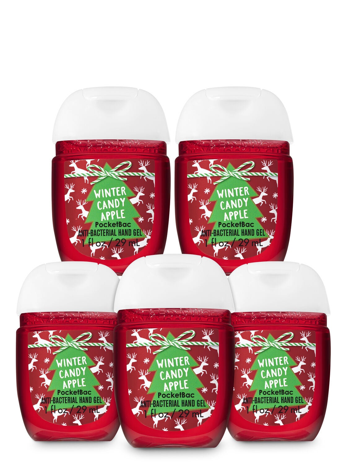 Winter Candy Apple PocketBac Hand Sanitizers, 5-Pack - Bath And Body Works