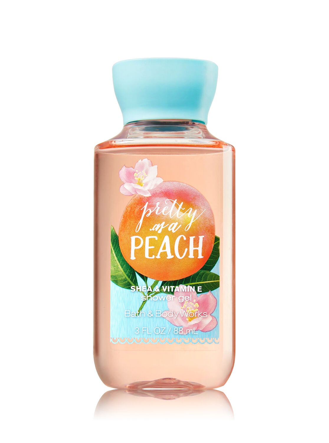 Signature Collection Pretty as a Peach Travel Size Shower Gel - Bath And Body Works