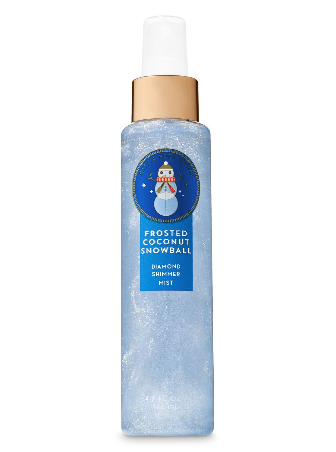 Signature Collection Frosted Coconut Snowball Diamond Shimmer Mist - Bath And Body Works
